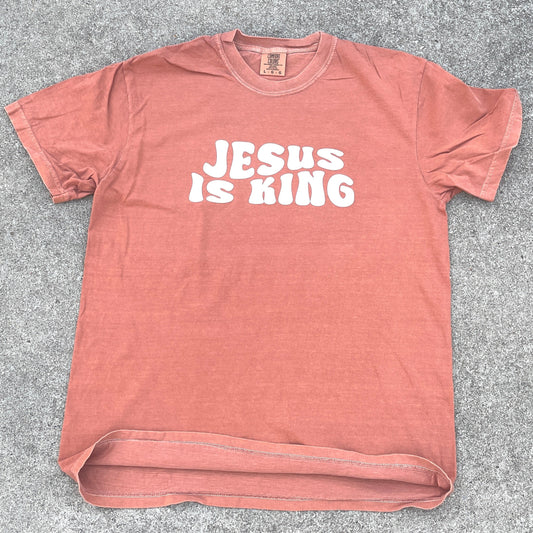 Jesus is King Tee - Pumpkin Spice