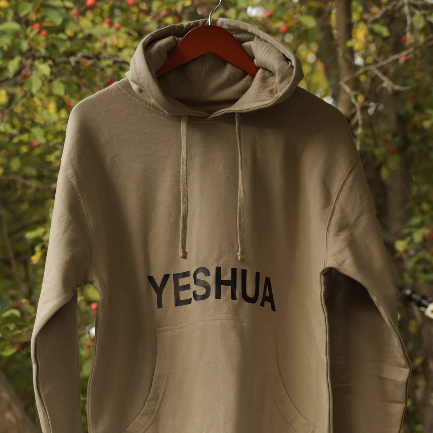 Tan hot sale yeezus hoodie