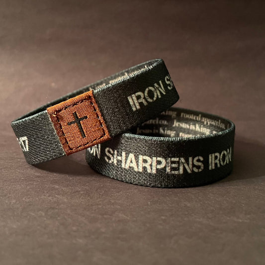Iron Sharpens Iron Wristband