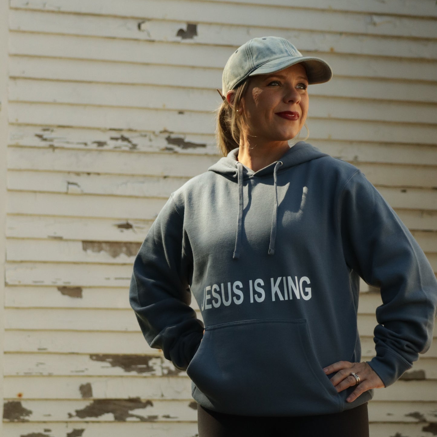 Jesus is King Lowline Midweight Hoodie