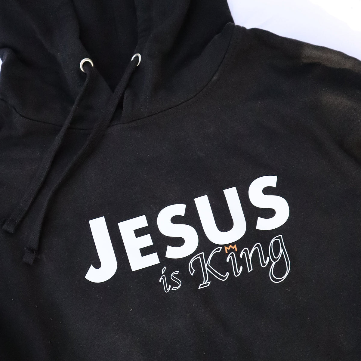 Jesus is King mini crown Hoodie